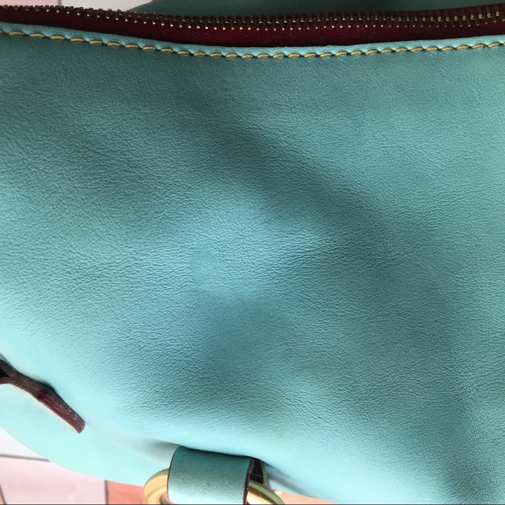 🔴Not for sale🔴 Dooney Florentine satchel in Aqua - Picture 7 of 8